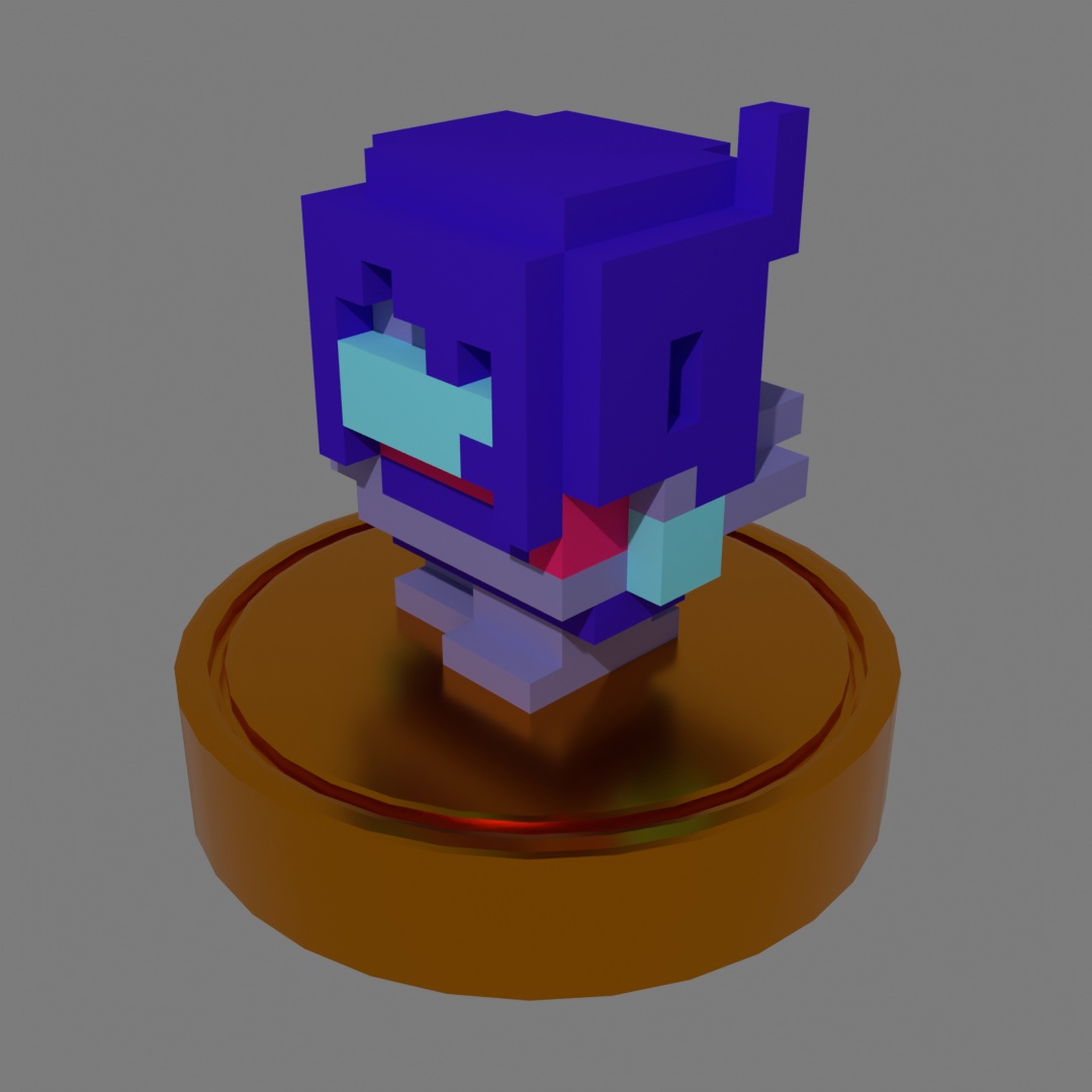 HERO_SWORD! My first attempt at voxel modelling!